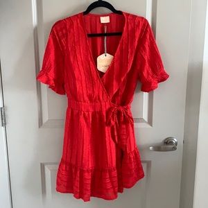 NWT WRAP DRESS FROM HELLO MOLLY